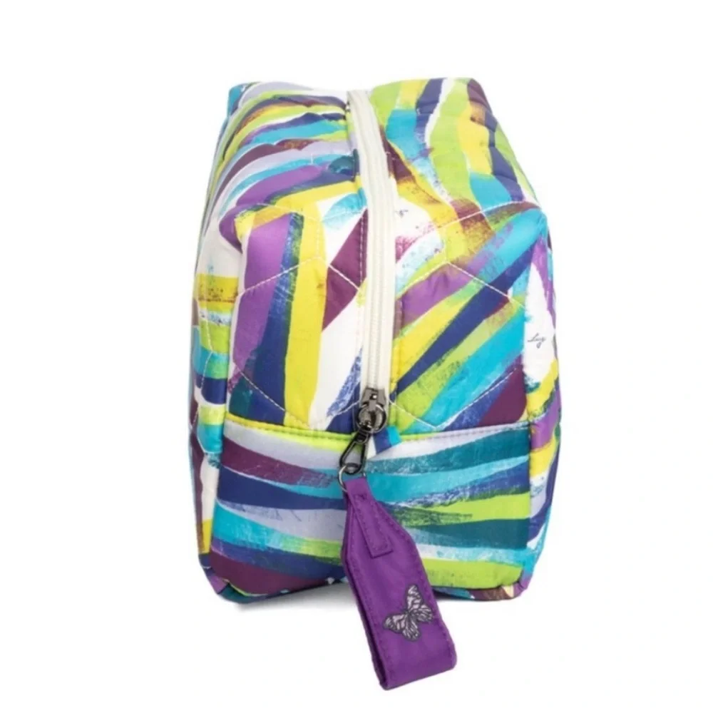 NWT Lug Bumper Cosmetic Case in Brushstrokes Multi - Picture 9 of 10